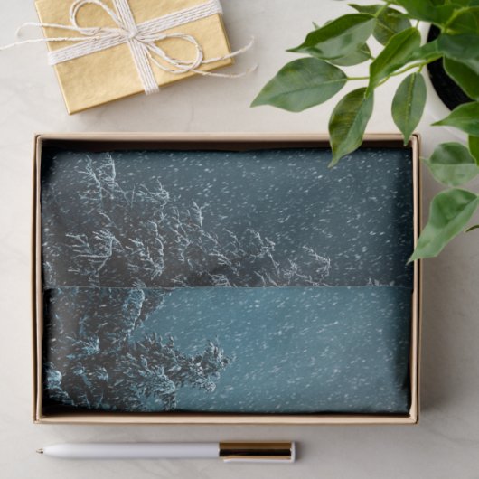 冬素晴らしの木 – ウサギと完成！ 薄葉紙 (ギフト)