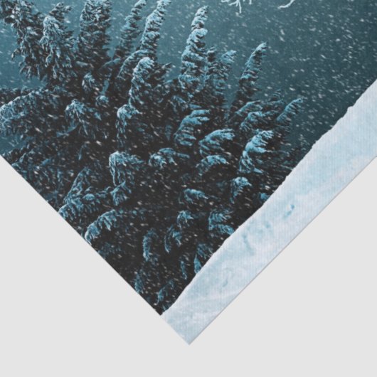 冬素晴らしの木 – ウサギと完成！ 薄葉紙 (詳細)