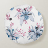 冬素晴らしの花 ラウンドクッション (裏面)