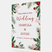 冬素朴のクリスマ結婚ルのサイン アクリルサイン (傾斜)