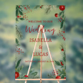 冬素朴のクリスマ結婚ルのサイン アクリルサイン (ニュートラル)