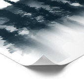 冬素朴のワンダーラ結婚ンド |ウェルカムポスター ポスター (角)