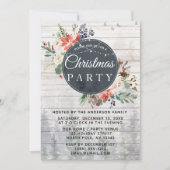 冬素朴の森がクリスマスパーティー 招待状 (正面)