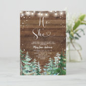 冬素朴の男女が明かす木材 招待状 (スタンド正面)
