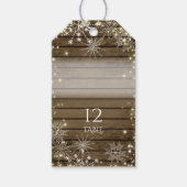 冬素朴の結婚式 ギフトタグ (正面)