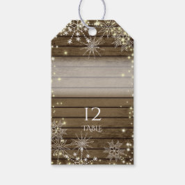 冬素朴の結婚式 ギフトタグ