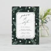 冬素朴の緑結婚の写真 セーブザデート (スタンド正面)