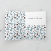 冬素朴の葉の実と明メリーるい シーズンカード (内部)