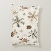 冬素朴の雪の結晶 アクセントクッション (裏面(縦))