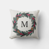 冬素朴リース装飾用クッション クッション (正面)