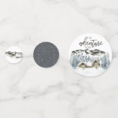 冬素朴山 |ブライダルシャワー コンフェッティ (裏面)