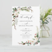 冬素朴書植物学結婚院 招待状 (スタンド正面)