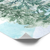 冬素朴松灯籠植物学結婚院 ポスター (角)