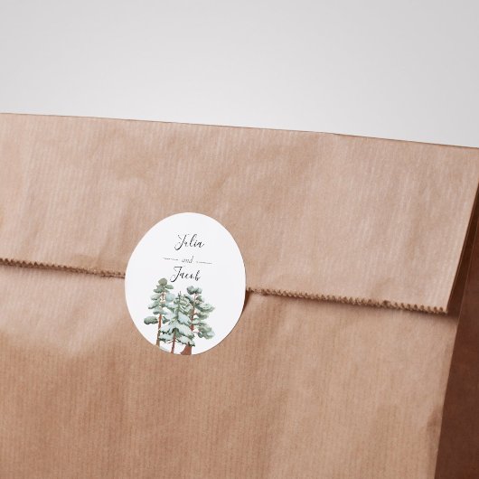 冬素朴松灯籠植物学結婚院 ラウンドシール