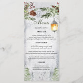 冬素朴松灯結婚灯 メニュー (正面)