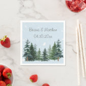 冬素朴松 スタンダードカクテルナプキン (インサイチュ)