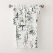 冬素朴松 バスタオルセット (インサイチュ)