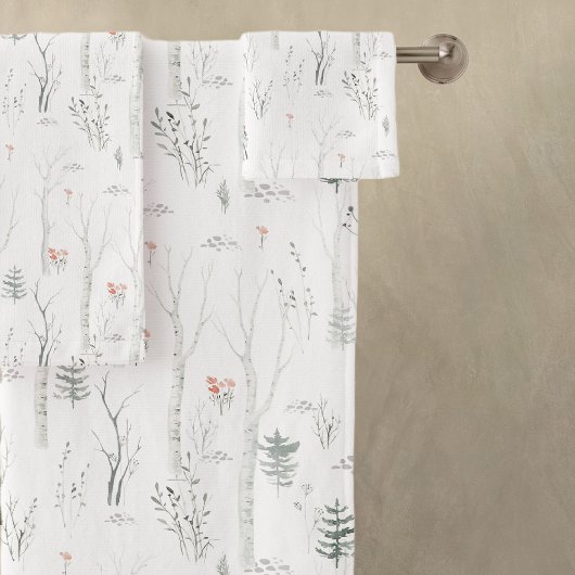 冬素朴松 バスタオルセット