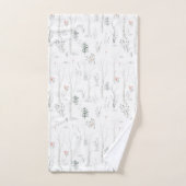 冬素朴松 バスタオルセット (ハンドタオル)