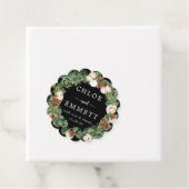 冬素朴植物学リース結婚式の引き出物ラベル フェイバータグ (インサイチュ)