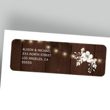 冬素朴結婚フローラ | RSVP差出人住所