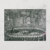 冬結婚のピーターIとキャサリンの ポストカード (正面)