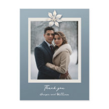 冬結婚の花の感謝してい写真