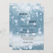 冬結婚雪 招待状 (正面/裏面)