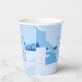 冬結婚雪 紙コップ (左)