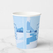 冬結婚雪 紙コップ (右)