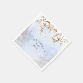 冬綿花男女兼用赤ちゃんシャワー スタンダードカクテルナプキン (角)