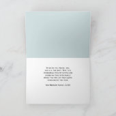 冬縁ど雪のクリスマスツリーにコリー カード (内部)