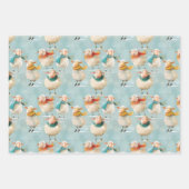 冬羊毛 ラッピングペーパーシート (正面)