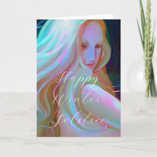 冬至おめでとう カード (正面)