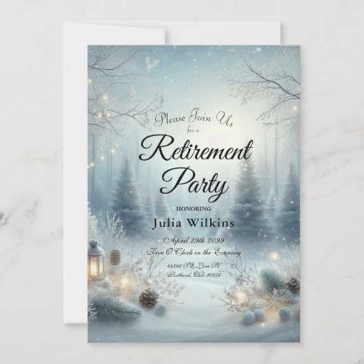 冬至のささやき 招待状 (正面)