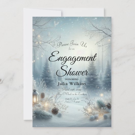 冬至のささやき 招待状 (正面)