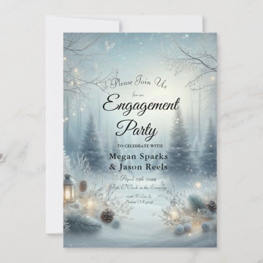 冬至のささやき 招待状 (正面)