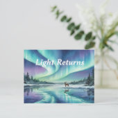 冬至のポストカード ポストカード (スタンド正面)