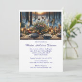 冬至の夕べ　食事へのご招待 招待状 (スタンド正面)