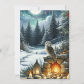 冬至の夕食への招待 招待状 (裏面)