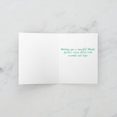 冬至の季節のグリーティングカード シーズンカード (内部)