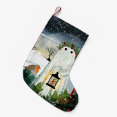 冬至の精神 スモールクリスマスストッキング (正面 (吊り時))