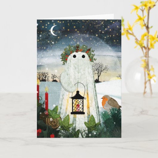 冬至の精霊 カード (黄色い花)