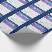 冬至スノーイシーンユール（キリスト降誕祭） ラッピングペーパー (角)