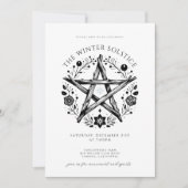 冬至パーティーの招待状 招待状 (正面)