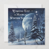 冬至ホリデーグリーティングカード カード (正面)