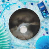 冬至ムーンシアルアート ペーパープレート (パーティー)