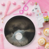 冬至ムーンシアルアート ペーパープレート (パーティー)