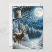 冬至ユール(キリスト降誕祭)お祝い 招待状 (裏面)