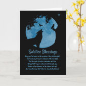 冬至先住民アメリインスパイアカル カード (黄色い花)